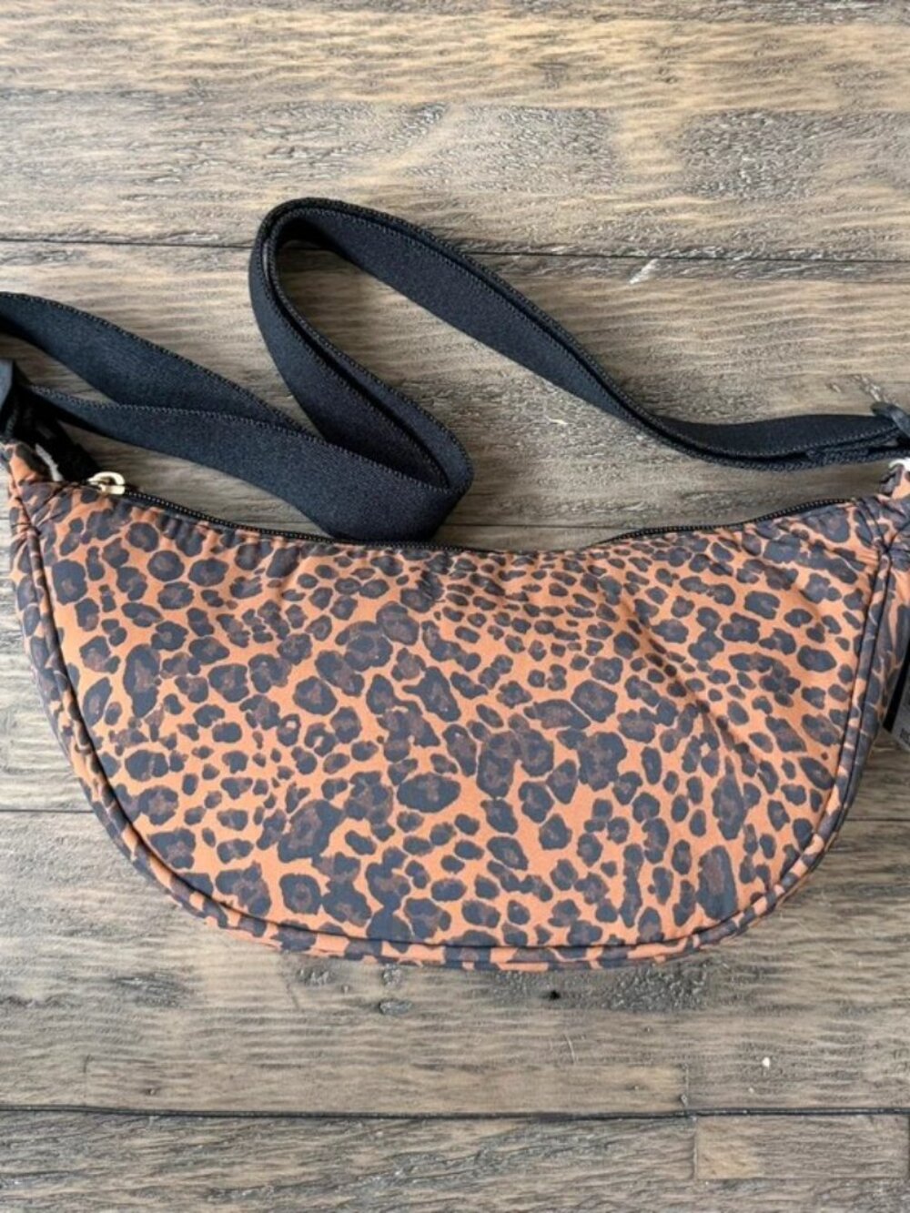 Universal Thread Leopard Print Crescent Moon Handbag